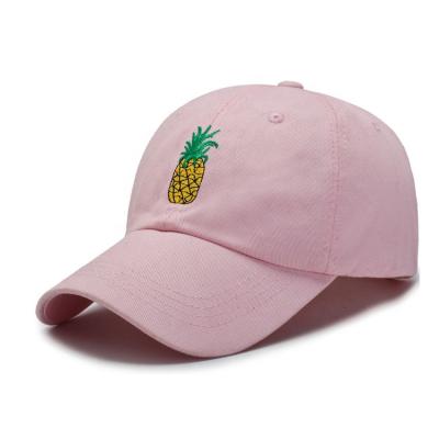 China Color Free JOINT Sample Mutil Pineapple Baseball Cap Hats for sale