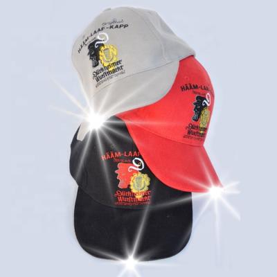 China JOINT Wholesale and Custom Practical Cotton Led Lightweight Baseball Hat With Embroidery Your Logo for sale