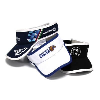 China Striped Light Sports Running Visor Hat With Custom Logo for sale