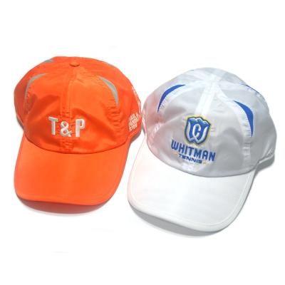 China Dri Fitted Running Hats With Embroidery Logo JOINT Custom Light Polyester Drafts for sale