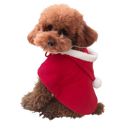 China New Viable Border Pet Clothes Christmas Tree Cape Christmas Tree Cape Winter Dog Clothes for sale