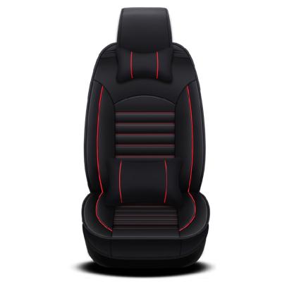 China Interior Sports Auto Parts Accessories Seat Covers PU Leather 5D Car Cushion Seat Covers Comfortable Car for sale