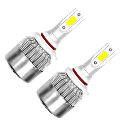 China Wholesale 6063 aviation auto c6 aluminum profile led headlight bulbs 9005 H7 LED c6 led car headlights for sale