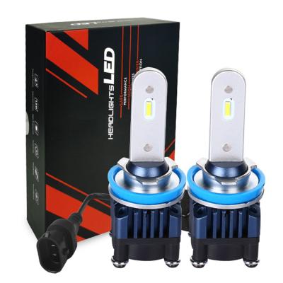 China 6063 Aviation Profile R6 H7 H11 H4 Lighting System High Power Aluminum Auto Car Lights Super Bright 72W 15000LM 6000K HB3 HB4 H1 LED Headlights for sale