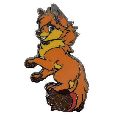 China Animal Enamel Pin Wholesale Custom High Quality Hard Gold Plated Pins From Europe for sale