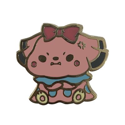 China Worldwide hot selling kawaii gold metal animal custom hard enamel lapel pin for sale