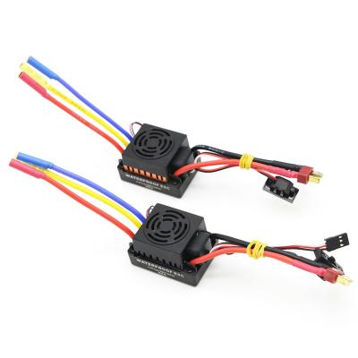 China Vehicles & Remote Control Toys Waterproof 60A RC BEC Brushless Car Parts Electric ESC Speed ​​Controller with 5.8V 3A BEC for 1/10 RC Car Truck for sale