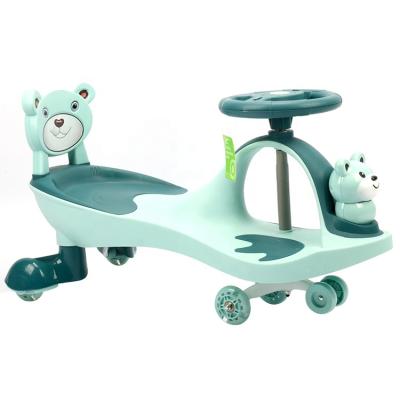 China Ride On Toy Safe Healthy Creative Design Workforce Bike Rack Plastic Baby Toys Children Swing Car for sale