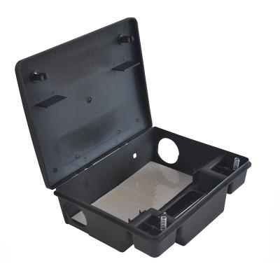 China Viable Rat Mouse Glue Trap Box Tamper-Resistant Bait Station en venta