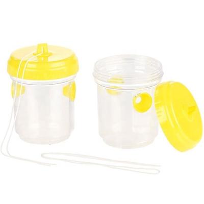 China Viable yellow clear plastic fly and wasp trap without solar panel en venta