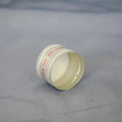 China Non Spill 2818 Non Spill Aluminum Cap Bottle Closures Bottle Cap For Whiskey Pile Caps for sale