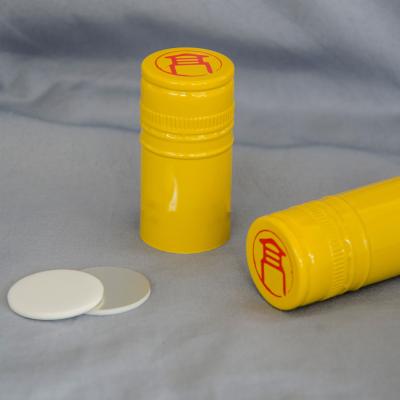 China Non spill factory produced customized logo for rum aluminum cap pilfer cap ball sleeve pilfer proof cap for sale