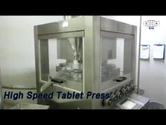 Rotary High Speed Tablet Press Dual Layer Stainless Steel Electric