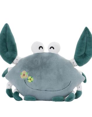 China Customized High Quality Customized Soft Plush Fly Crab Shape Soft Pillow/Cushion/Bolster Pillow/Cushion/Bolster With Embroidered Logo (Green) for sale