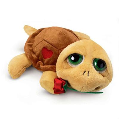 China Valentine Teddy Bears soft toy 86609 r211 Shelly Valentine Turtle Medium (yellow), carrying Red Rose in her mouth for sale