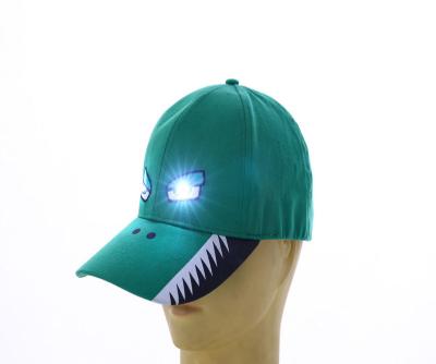 China Professional Customized Character Yangzhou Factory LED Hat And LED Hat Baseball Caps With Lights (Adult Size 58cm, One Size Fits Plus) for sale