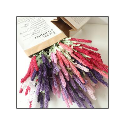 China Pretty Latest Design Real Foam Lavender Touching Artificial Flower HC09903 Real Decoration/Gifts For Wall Decor For Wedding Or Event for sale