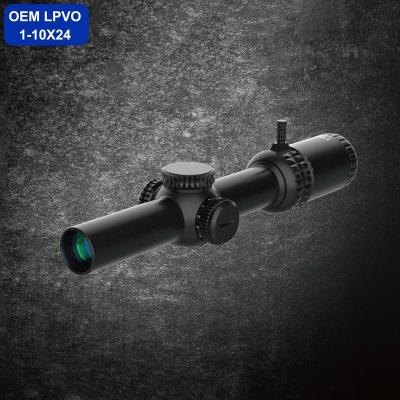 China OEM 1-10X24 LPVO Scope Telescopic Sight Military Scopes Waterproof FogProof Shock Proof Binoculars 407A02 for sale