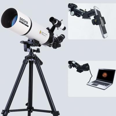 China Professional 80400 HD Astronomical Telescope For Child Gift Moon Powerful Monocular Space Planetary Refracting Telescope 80400 for sale