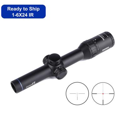 China Aircraft-grade RTS 1-6x24IR Scope HD Optics Scope 30mm SFP Aluminum Short Range Hunting Illuminated 1/2 MOA Wide Angle for sale