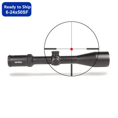 China Aircraft-Grade RTS 6-24x50SF 30mm Aluminum Optical Scope Ready To Board Military Long Range For Tactical Sight Scope FMC Coating for sale