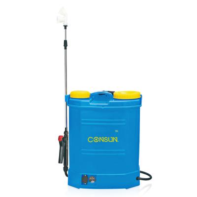 China Agriculture 16L 12v Rechargeable Electric Knapsack Spray Pump Chemical Sprayer for sale