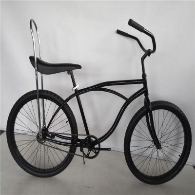 China Steel Adult Mens Lowrider Bike Size 26 Inch 3 Speed ​​Beach Cruiser Bicycle for sale