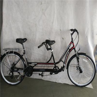 China Aluminum Guided Tandem Bikes 2 Person Bicycle Tourist And Adult 2 Seats Motorhomes for sale