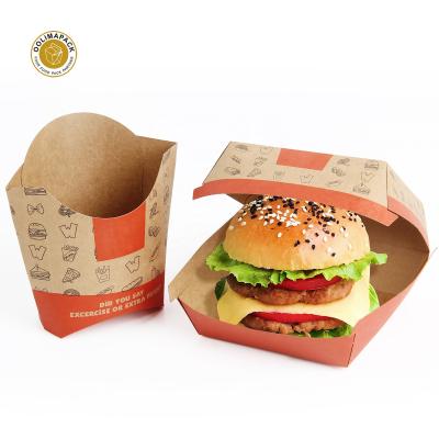 China Biodegradable Hamburger Wrapping Paper and Potato Chips Packaging Potato Chips Packaging Boxes / Waterproof Paper for sale