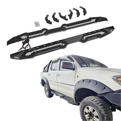 China Entry Luxury GRANDTEC Stainless Steel Fixed Running Board New Design Pedal Nerf Bar Pickup Truck Side Step Fit For Ford Ranger Dodge Ram1500 for sale