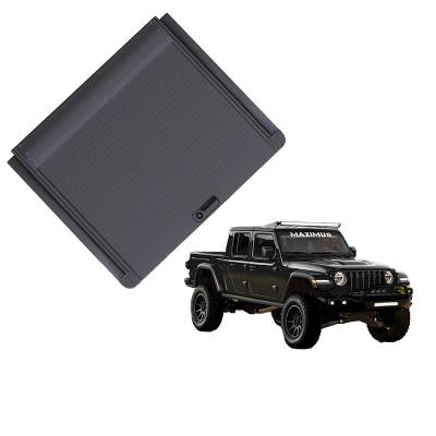 China Duarable GRANDTEC Manufacture 4x4 Pickup Manual Tonneau Cover Retractable Aluminum Alloy Roller Shutter Cover For Jeep Gladiator for sale