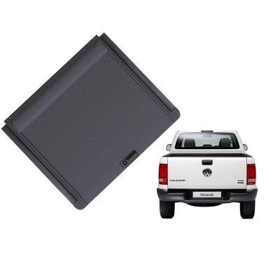 China Duarable Popular Wholesale Auto Factory Price Manual Roll Up Truck Pickup Bed Cover Manual Tonneau Cover Roller Lid For VW Amarok 2010+ for sale