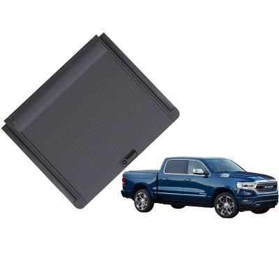 China Duarable GRANDTEC Manufacture Truck Bed Covers Aluminum Alloy Hard Retractable Pickup Tonneau Cover Roller Lid For Dodge RAM1500 for sale