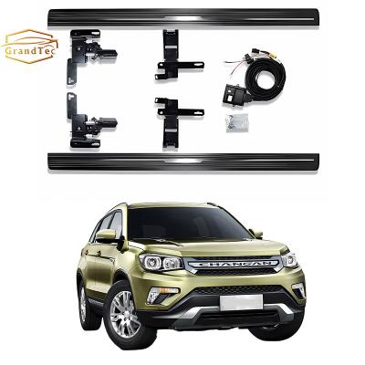 China Automotive Parts GRANDTEC Factory Price Off-road Aluminum Alloy Side Steps Car Electric Auto Running Boards For Changan CS75 2014-2017 for sale