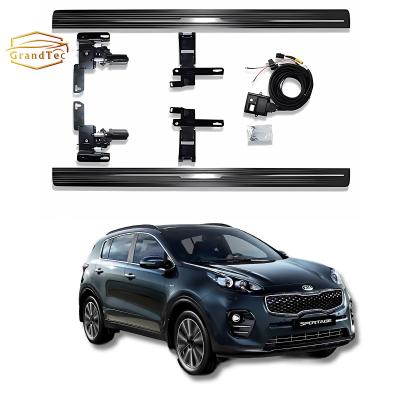 China Automotive Parts GRANDTEC Factory Wholesale Popular Anti-pinch Alloy Side Steps Electric Running Boards For Kia Sportage 2018+ for sale