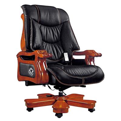 China Wholesale Leather Boss Chair PU Office Furniture Swivel Ergonomic Rotating Executive for sale