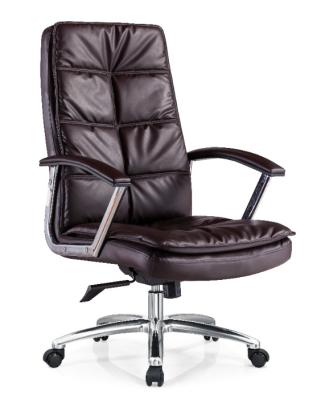 China White Genuine Leather Office Chair Lounge Rotating Desk for sale