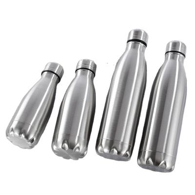 China 500/1000ml Stainless Steel Portable Water Bottle Free BPA Stocked Gym Drinking Sports Cycling Drinkware Kids School Gifts for sale