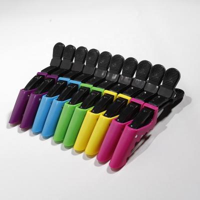 China Hair Care Wholesale Salon Hair Styling Clips Sectioning Plastic Alligator Hair Clips Hairgrips For Women for sale