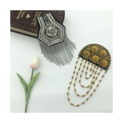 China 2021 new style clothing decoration All-match spring and semicircle crystal shoulder pads for sale