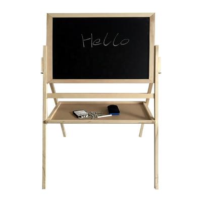 China School Teaching+Office+Home Wooden Art Easel for Kids Holding Small Magnetic Whiteboard Board Toddler Toys. Includes wooden registration board for sale