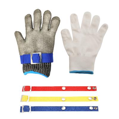 China Xingyi Food Grade 316L Meat Cutting Gloves Metal Wire Mesh Butcher Cut Resistant Stainless Steel Steel Gloves for sale