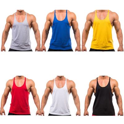 China QUICK DRY Mens Fitness Muscle Tank Tops Summer Casual Sport Vests Sleeveless Tee Vest Men Beach Bodybuilding Gym Top Clothing for sale