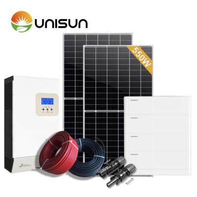 China 5kw Home Full Panel Kits Inverter Wave Power System Solar Power System For Home Off Grid Solar System for sale