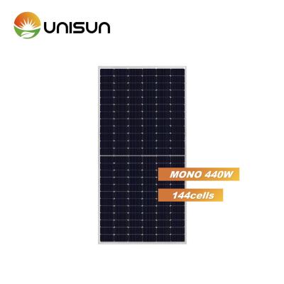 China Commercial Mono A Grade Supplier 440w Half Cut 144 Cell Solar Panel 445w 450w 455w 460w PV Panels Best Price for sale