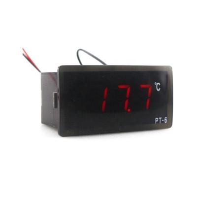 China PT-6 Car Temperature Meter Digital 12V Car Thermometer -40~110C with 2M NTC Sensor PT-6 for sale