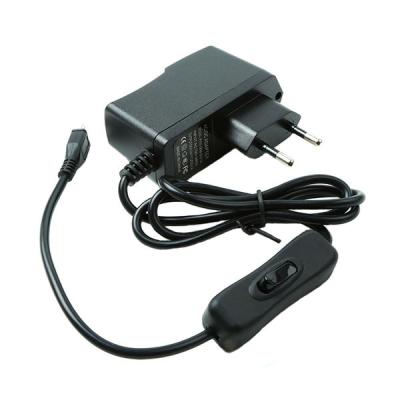 China 5V 2.5A 5V 2.5A Best Sellers Power Supply Adapter With Switch For Raspberry Pi for sale