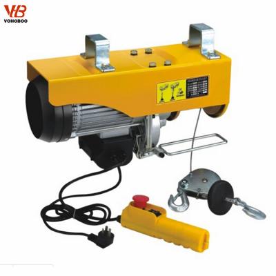 China Building Material Stores Lifting Equipment PA1200 1200kg 1 Phase Electric Mini Hoist, Small Electric Winch for sale