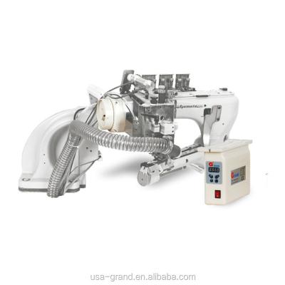 China Garment shops multi function needle position DD motor with flat needles 6 4 thread seamer machine for sale