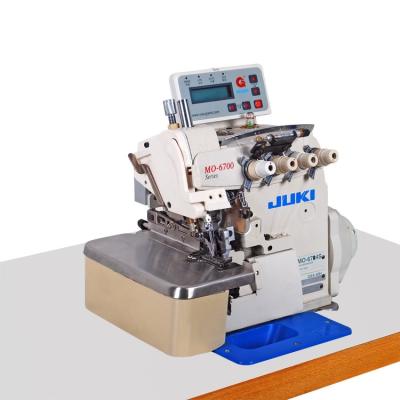 China Garment Factory JUKl Overlock Sewing Machine Dual Density Motor Auto Induction Suction&Thread Cutting Device for sale